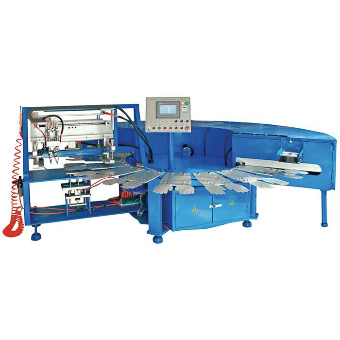 Auto Rotary Gloves Dotting Machine